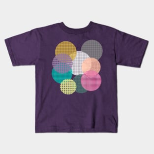 Abstract Pattern Round Colors Kids T-Shirt